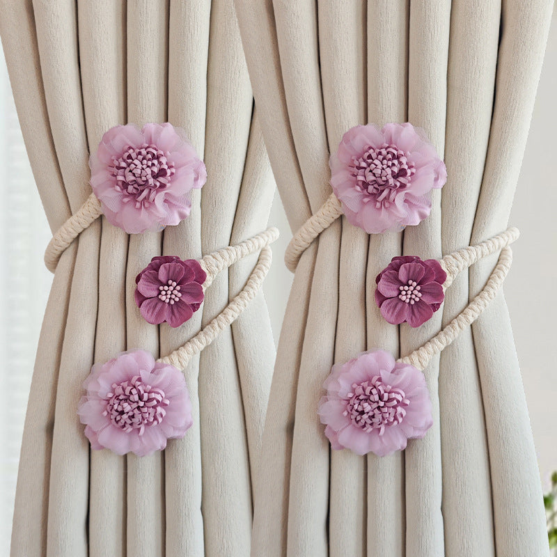 🌹 Rose Flower Curtain Tiebacks 🌹