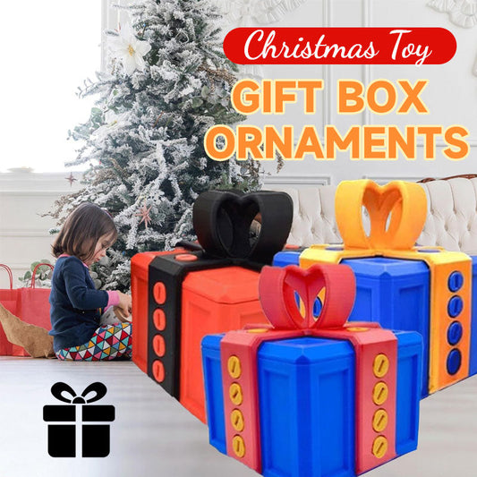 Christmas Toy Gift Box Ornaments