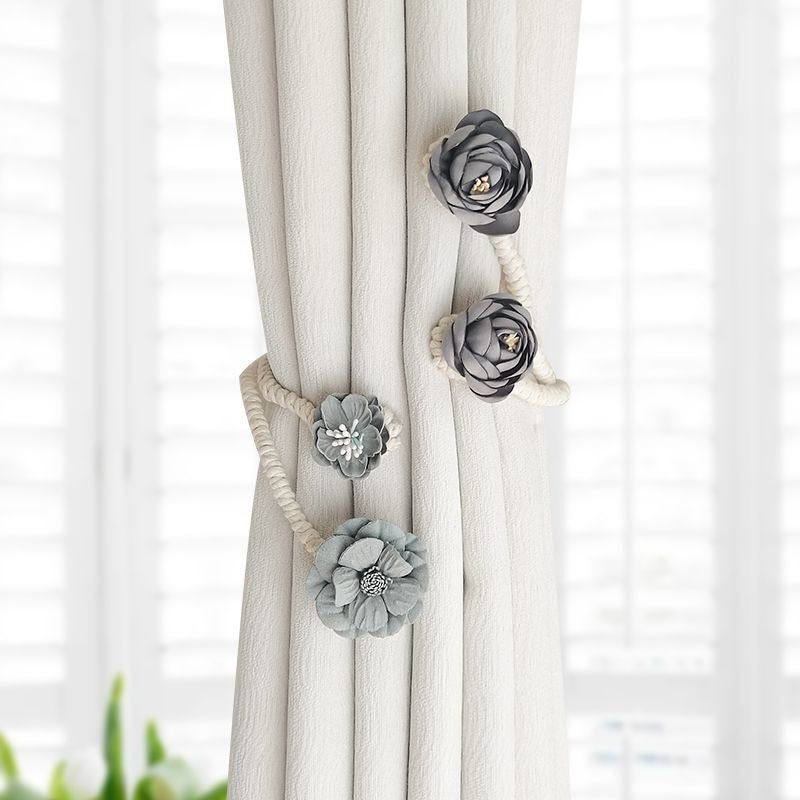 🌹 Rose Flower Curtain Tiebacks 🌹